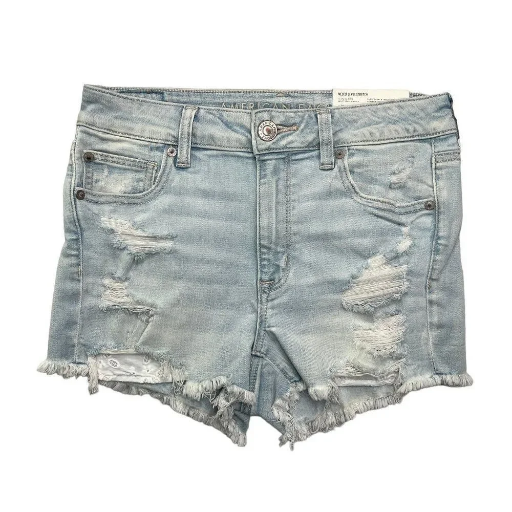 American Eagle Shorts Women's‎ Size 8 Next Level Stretch High Rise Shortie